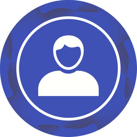 Beautiful Admin roles Glyph Vector Iconのイラスト素材
