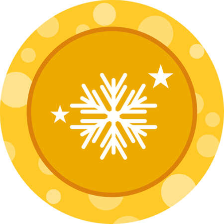 Beautiful Fireworks Glyph Vector Iconのイラスト素材