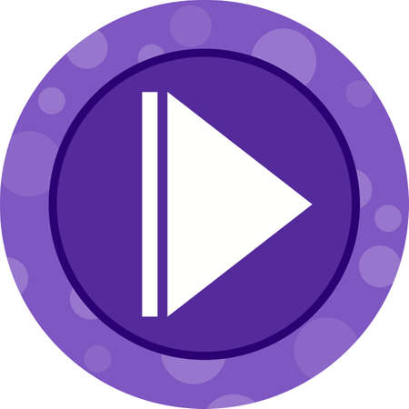 Beautiful Arrow Next Glyph Vector Iconのイラスト素材