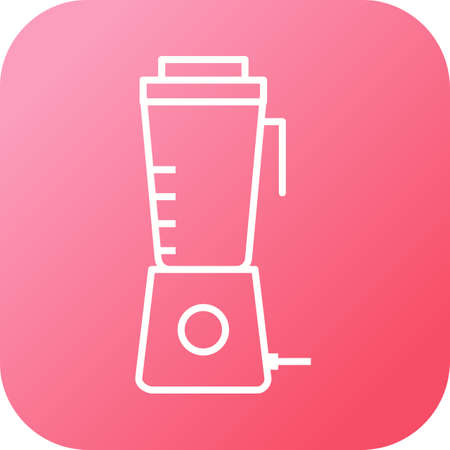 Unique Juicer machine Line Vector Iconのイラスト素材