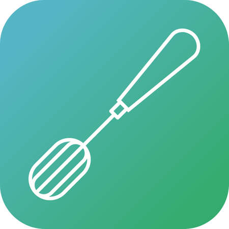 Unique Hand Beater Line Vector Iconのイラスト素材
