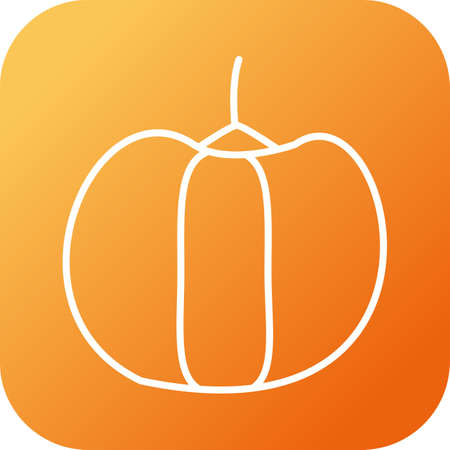 Unique Pepper Vector Line Iconのイラスト素材