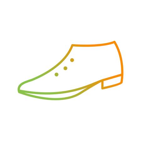Unique Formal Shoes Vector Line Iconのイラスト素材
