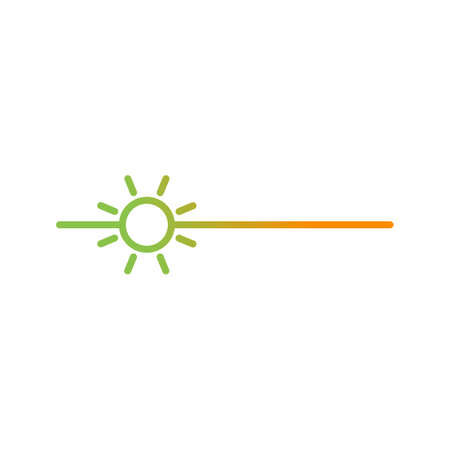Unique Brightness Vector Line Iconのイラスト素材