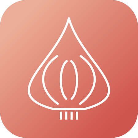 Unique Beet Vector Line Iconのイラスト素材