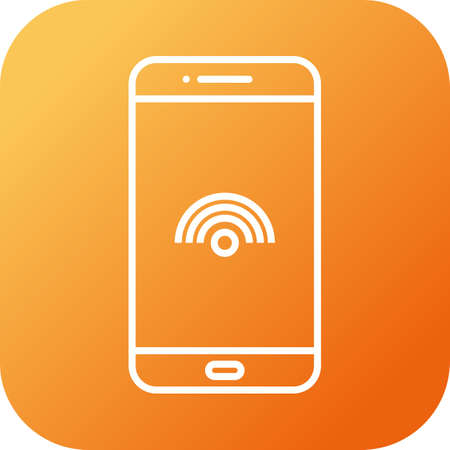 Unique Wifi Connection Vector Line Icon