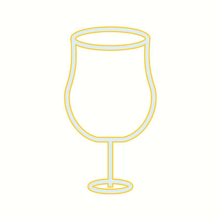 Unique Cocktail Vector Line Iconのイラスト素材