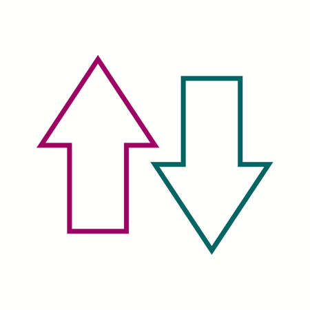Unique Data Connection Vector Line Icon