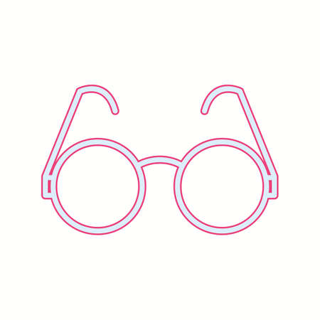 Unique Sunglasses Vector Line Iconのイラスト素材