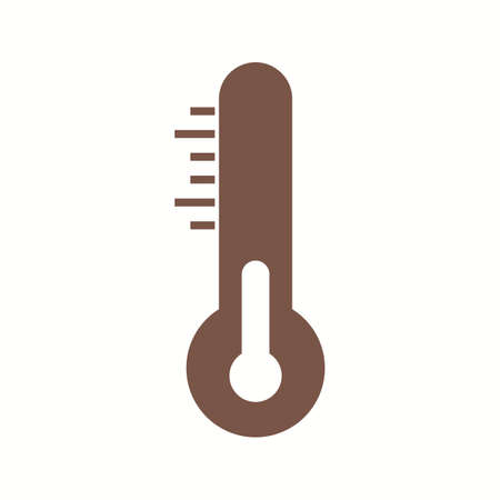 Unique Temprature Vector Glyph Icon