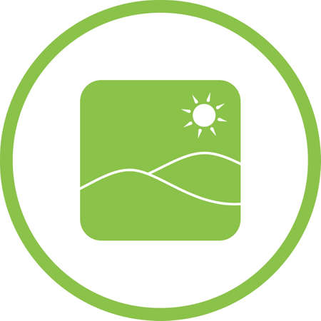 Unique Wallpapers Vector Glyph Icon