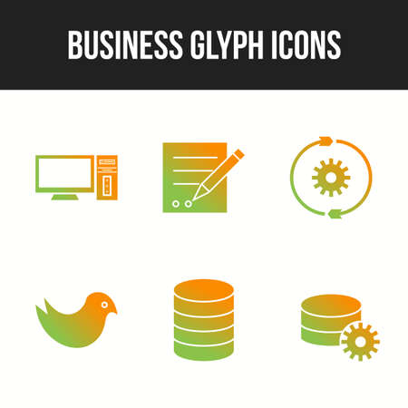 Beautiful Business icons for commercial useのイラスト素材
