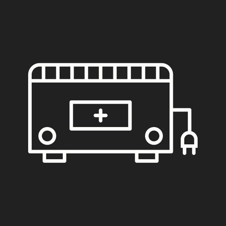 Unique Convector Line Vector Iconのイラスト素材