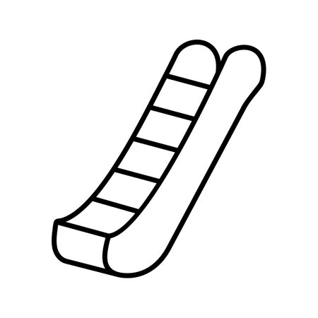Unique Escalator Line Vector Iconのイラスト素材
