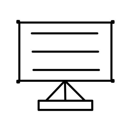 Unique Board line vector iconのイラスト素材