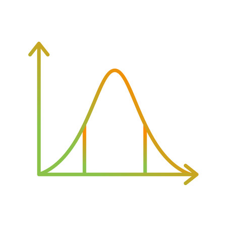 Unique Statistics Line Vector Iconのイラスト素材