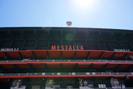 Valencia football club stadium, Estadio Mestallaのeditorial素材