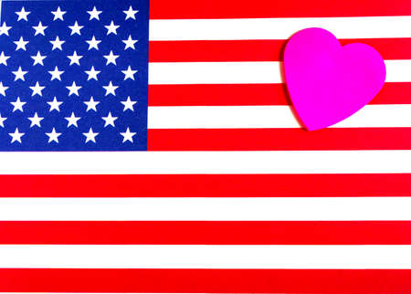 US flag backgroundの写真素材