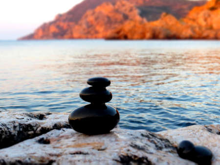 Zen stoneの写真素材