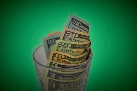 Dollars, US Currencyの写真素材