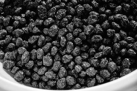 A Heap of Organic Black Olivesの写真素材