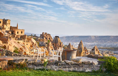 A beautiful view from Uchisar - Cappadocia in Turkeyのeditorial素材
