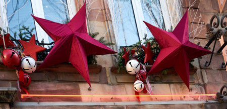 Christmas background with tree branches