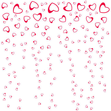 abstract love design of hearts. For greeting cards, invitations Valentine's day, wedding, birthday, party,celebration. Vector illustrationのイラスト素材