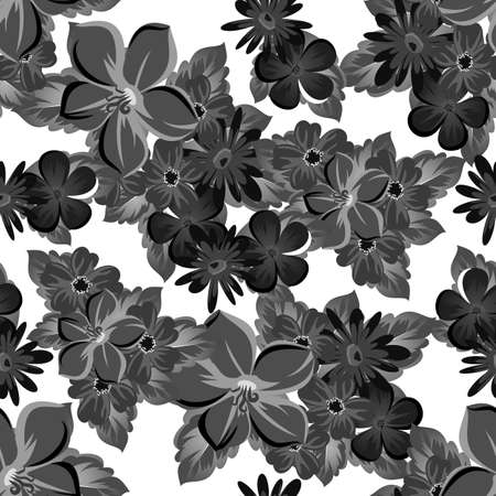 abstract background of flowers.のイラスト素材