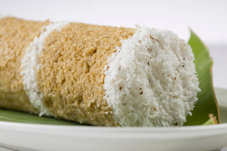 Kerala breakfast_Wheat puttu,healthy steamed food which is the main breakfast item of south indian...