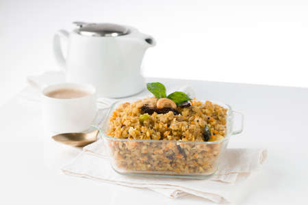 Aval upma or poha  upma or kanda poha upma,healthy indian breakfast item which is very tasty and...