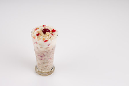 Avil milk, malabar special shake which is very healthy and tasty arranged in a dessert glass.の写真素材