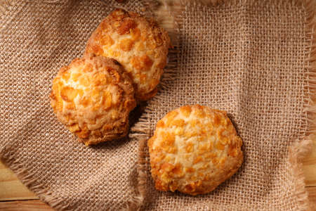 Corn Flakes Cookies, home made biscuits arranged beautifully