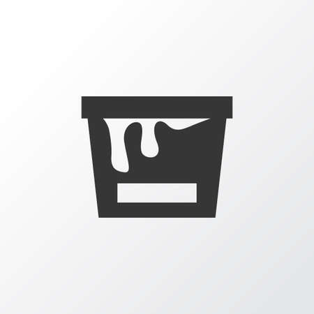 Color Can Icon Symbol. Premium Quality Isolated Paint Bucket Element In Trendy Style.のイラスト素材