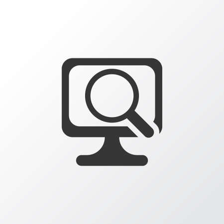 Scan Computer Icon Symbol. Premium Quality Isolated Laptop Element In Trendy Style.のイラスト素材