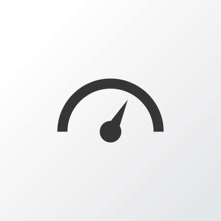 Speedometer Icon Symbol. Premium Quality Isolated Chronometer Element In Trendy Style.のイラスト素材