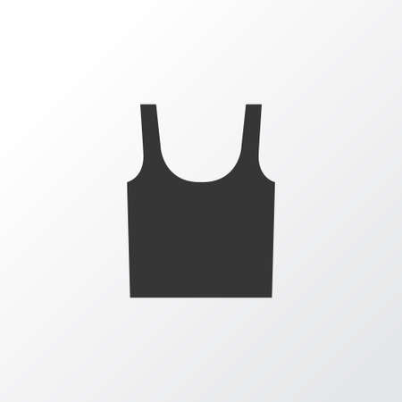 Sleeveless Tank Icon Symbol. Premium Quality Isolated Singlet Element In Trendy Style.のイラスト素材