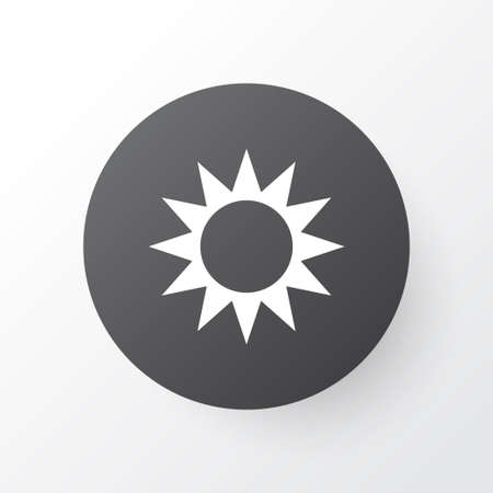 Sun Icon Symbol. Premium Quality Isolated Sunny Element In Trendy Style.のイラスト素材