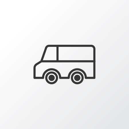 Truck Icon Symbol. Premium Quality Isolated Lorry Element In Trendy Style.のイラスト素材