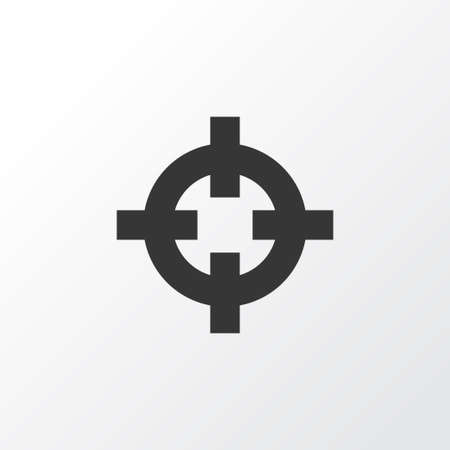 Target Icon Symbol. Premium Quality Isolated Goal Element In Trendy Style.のイラスト素材