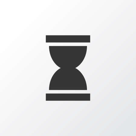 Premium Quality Isolated Sandglass Element In Trendy Style.  Hourglass Icon Symbol.のイラスト素材