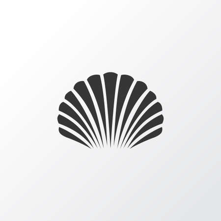 Premium Quality Isolated Conch Element In Trendy Style.  Shell Icon Symbol.のイラスト素材