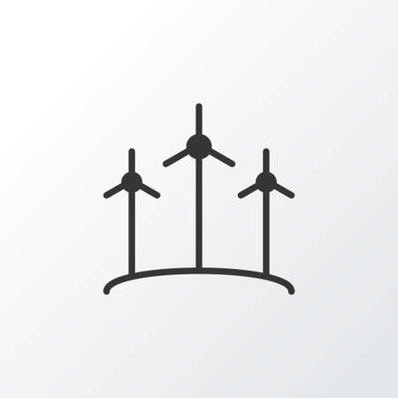 Wind Power Icon Symbolのイラスト素材