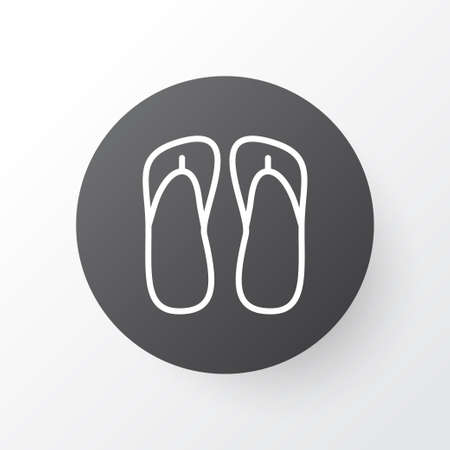 Premium Quality Isolated Slipper Element In Trendy Style.のイラスト素材