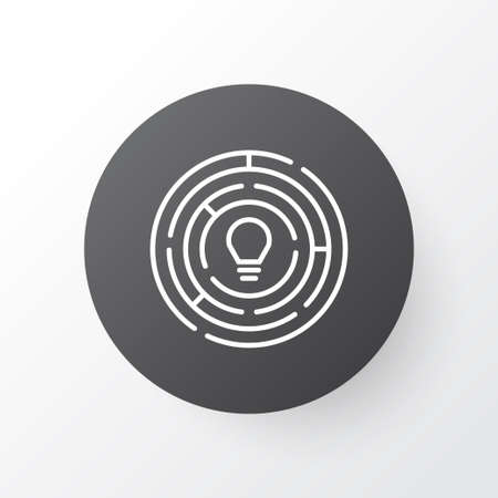 Idea Brainstorming Icon Symbol. Premium Quality Isolated Innovation Element In Trendy Style.のイラスト素材