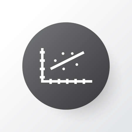 Scatter Icon Symbol. Premium Quality Isolated Progress Element In Trendy Style.のイラスト素材