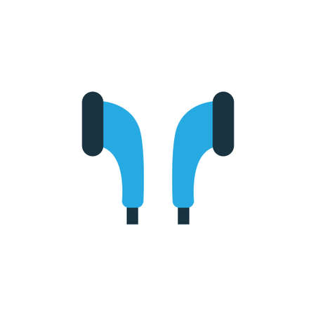 Premium Quality Isolated Headphone Element In Trendy Style.  Earmuff Colorful Icon Symbol.のイラスト素材