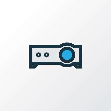 Projector Colorful Outline Symbol