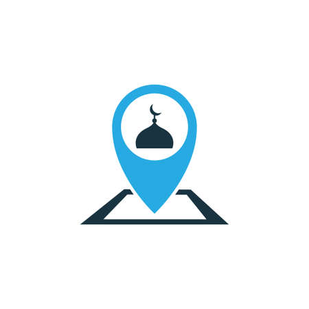 Premium Quality Isolated Pinpoint Element In Trendy Style.  Place Colorful Icon Symbol.のイラスト素材