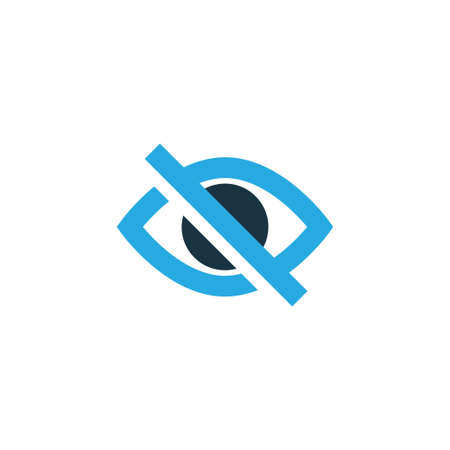 Hide Colorful Icon Symbol.のイラスト素材